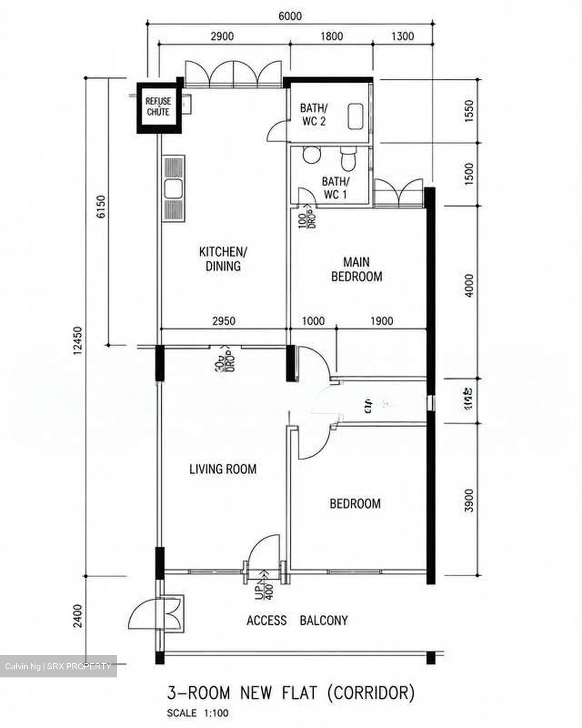 Blk 133 Bukit Batok West Avenue 6 (Bukit Batok), HDB 3 Rooms #587756231